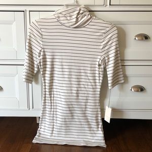 Striped turtleneck shirt *NEVER WORN